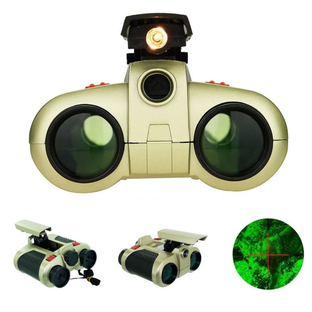 Kids Binoculars Night Vision Lightweight Outdoor Adventure Viewer