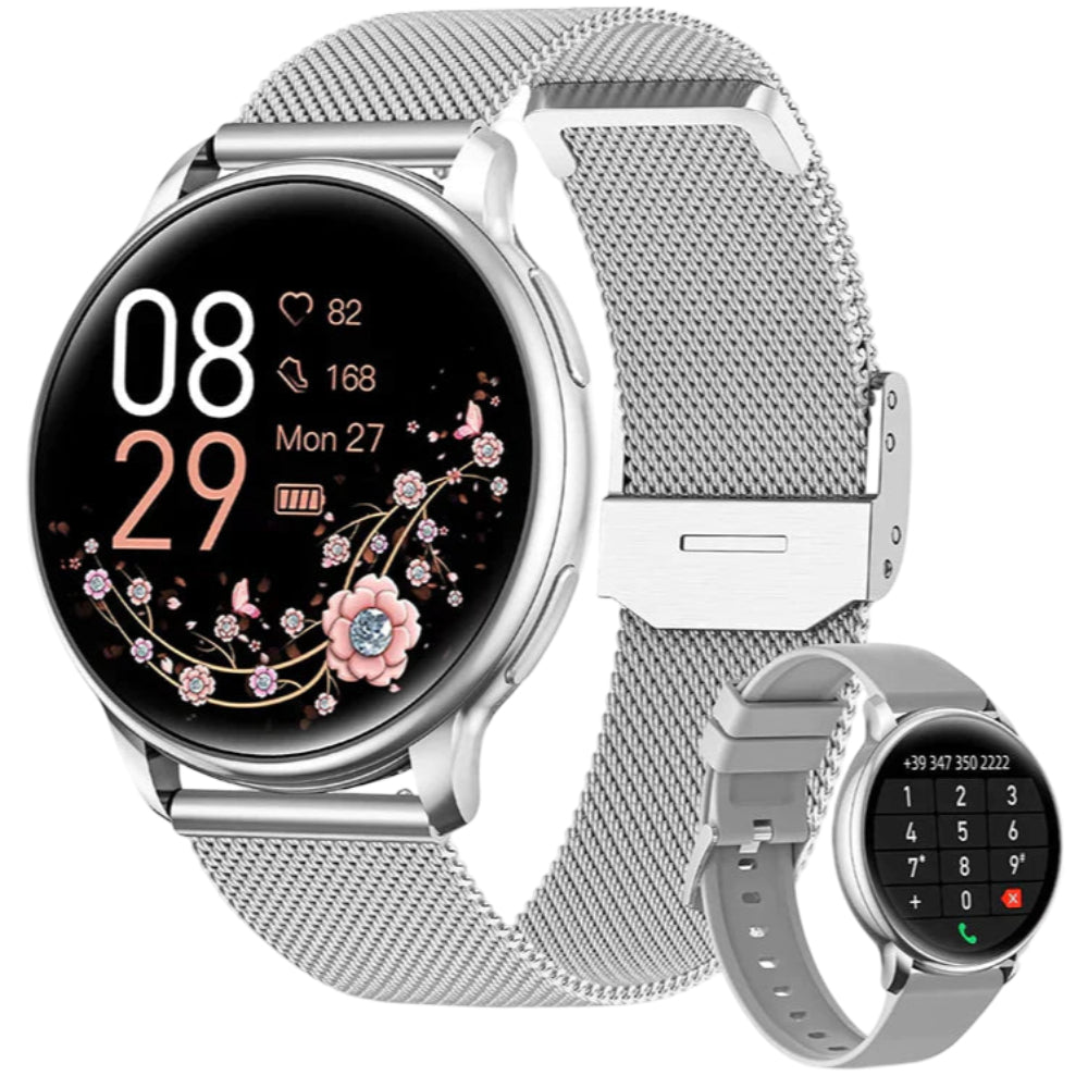 Smartwatch Fitness Tracker Women Modern Health Monitoring Watch