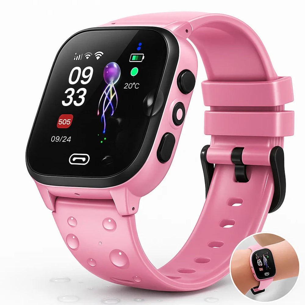 Kids Smartwatch with GPS Video Calling Camera Waterproof Design