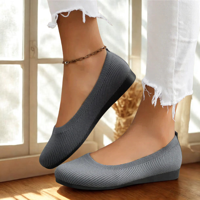 Women's Slip On Shoes Mesh Memory Foam Lightweight Walking Flats