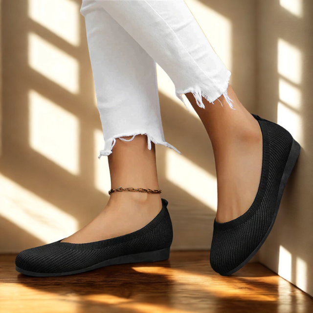 Women's Slip On Shoes Mesh Memory Foam Lightweight Walking Flats