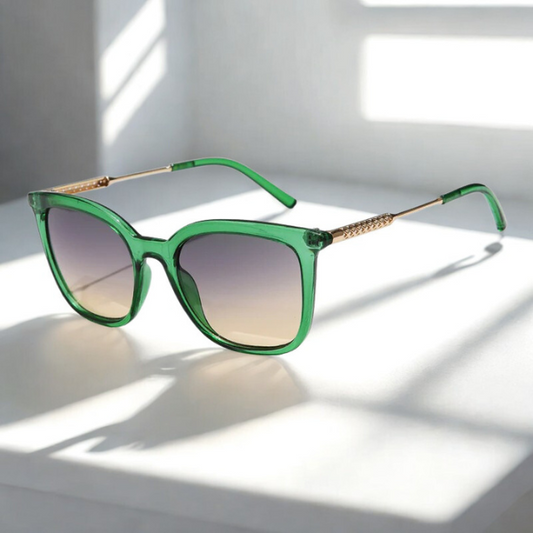 Polarized Sunglasses for Women Retro Square UV Protection Eyewear