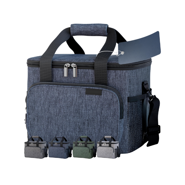 Insulated Cooler Bag Large Waterproof Lunch Tote for Beach Sports