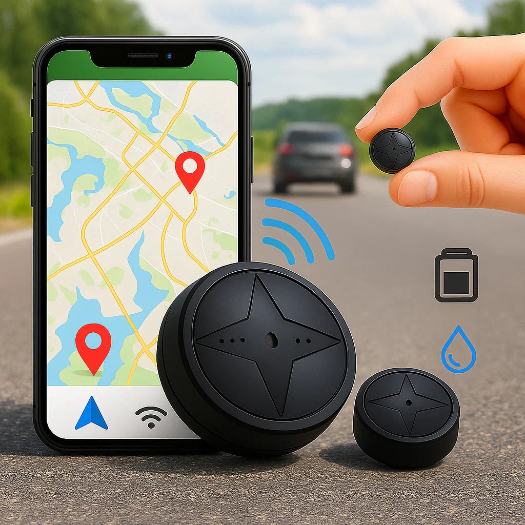 Car GPS Tracker with Magnetic Mount and Real-Time Location Tracking