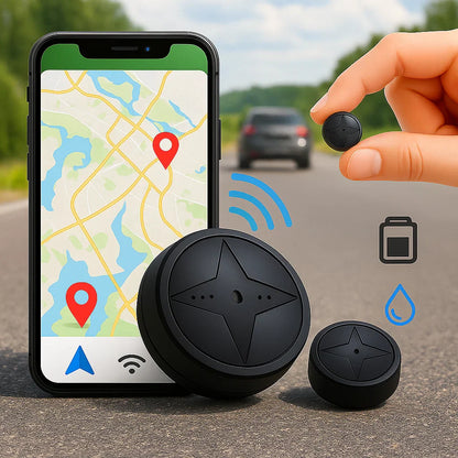 Car GPS Tracker with Magnetic Mount and Real-Time Location Tracking