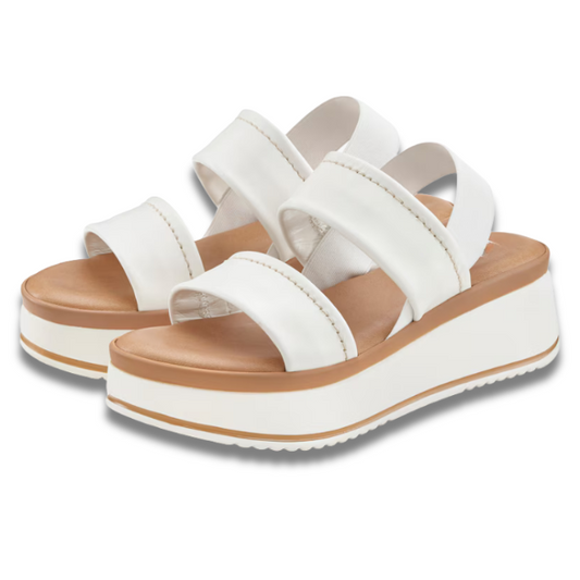 Women's Platform Sandals with Cushioned Footbed and Adjustable Straps