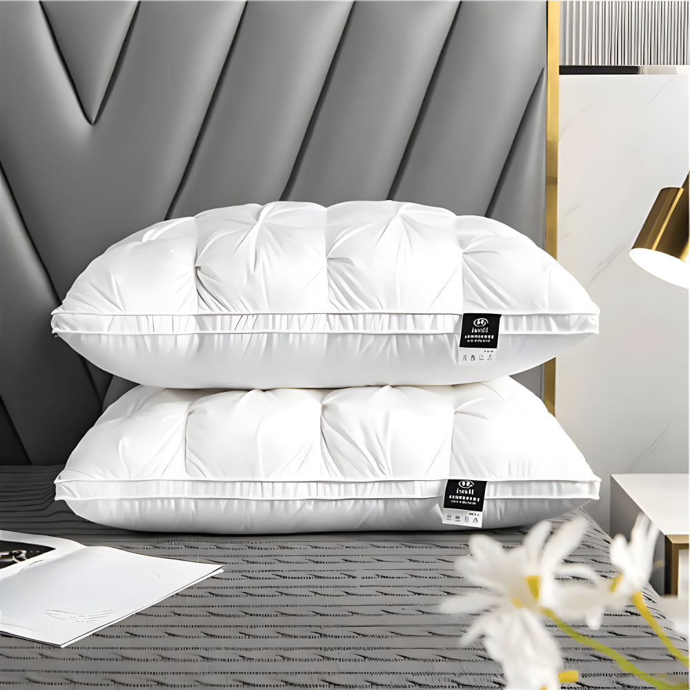 Bed Pillow Down Goose Down Breathable Supportive Sleeping Pillow