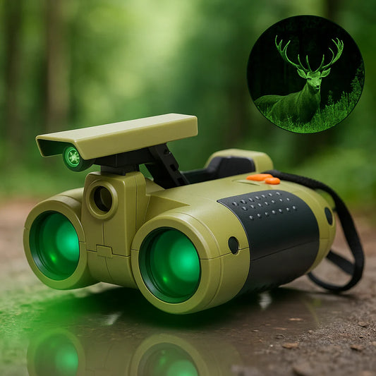 Kids Binoculars Night Vision Lightweight Outdoor Adventure Viewer