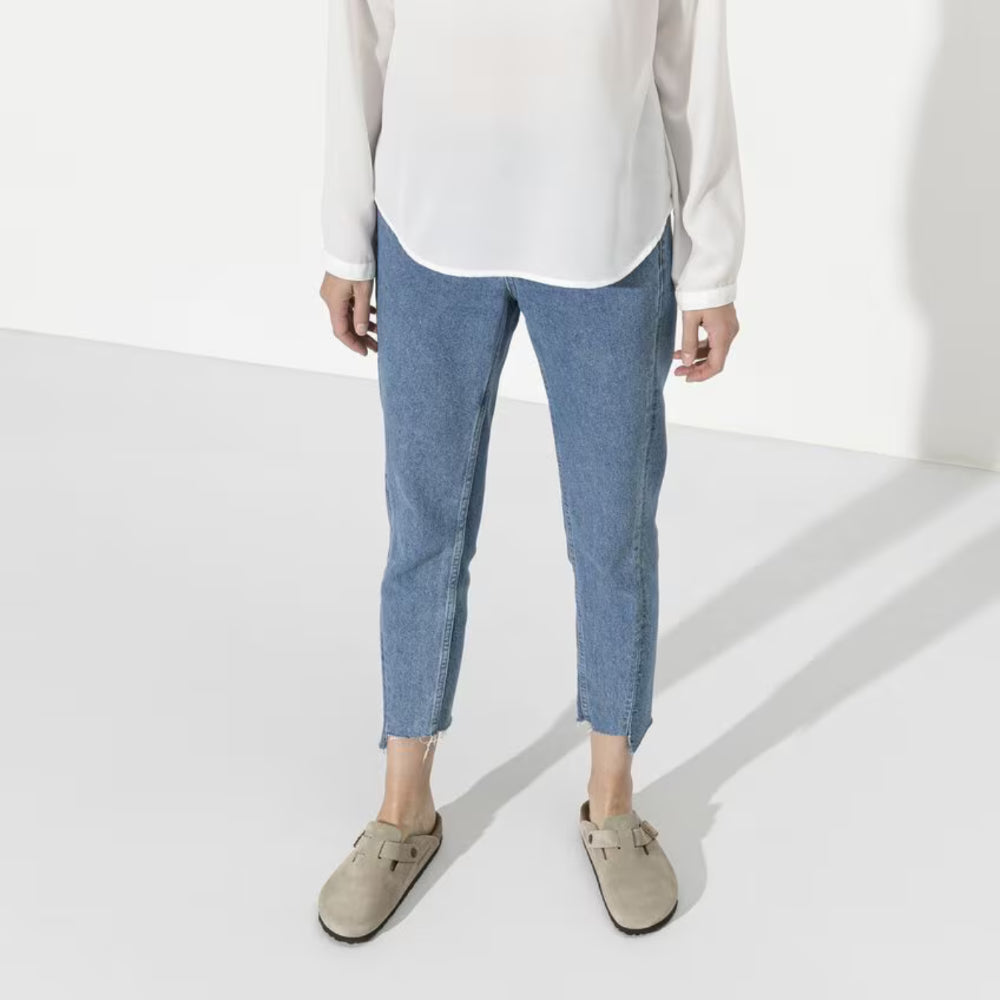 Men's Comfortable Suede Clogs Soft Footbed Slip On