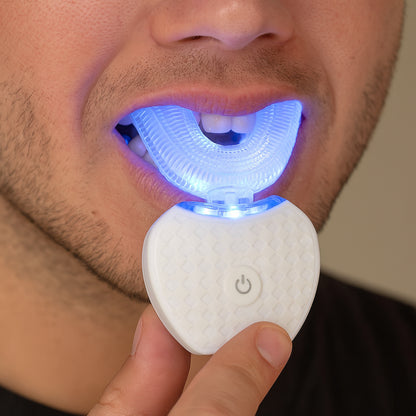 Electric Toothbrush U Shaped Automatic Ultrasonic 360 Teeth Cleaner