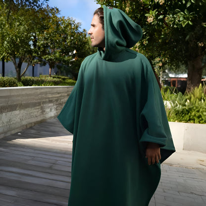 Wearable Blanket Oversized Hoodie Sherpa Fleece Cozy Warm Poncho