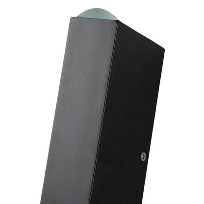 Modern Outdoor Wall Light Black Aluminum LED Exterior Lamp