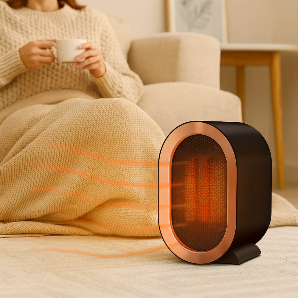 Portable Electric Space Heater Fast Heating Energy Efficient Compact 0