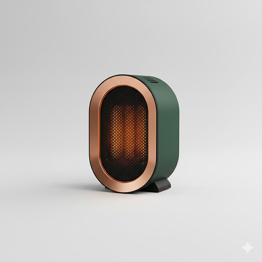 Portable Electric Space Heater Fast Heating Energy Efficient Compact 3