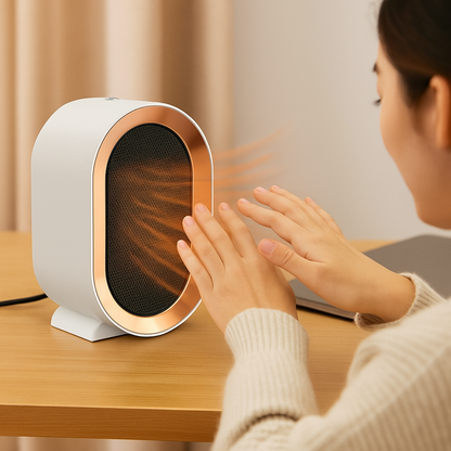 Portable Electric Space Heater Fast Heating Energy Efficient Compact 4