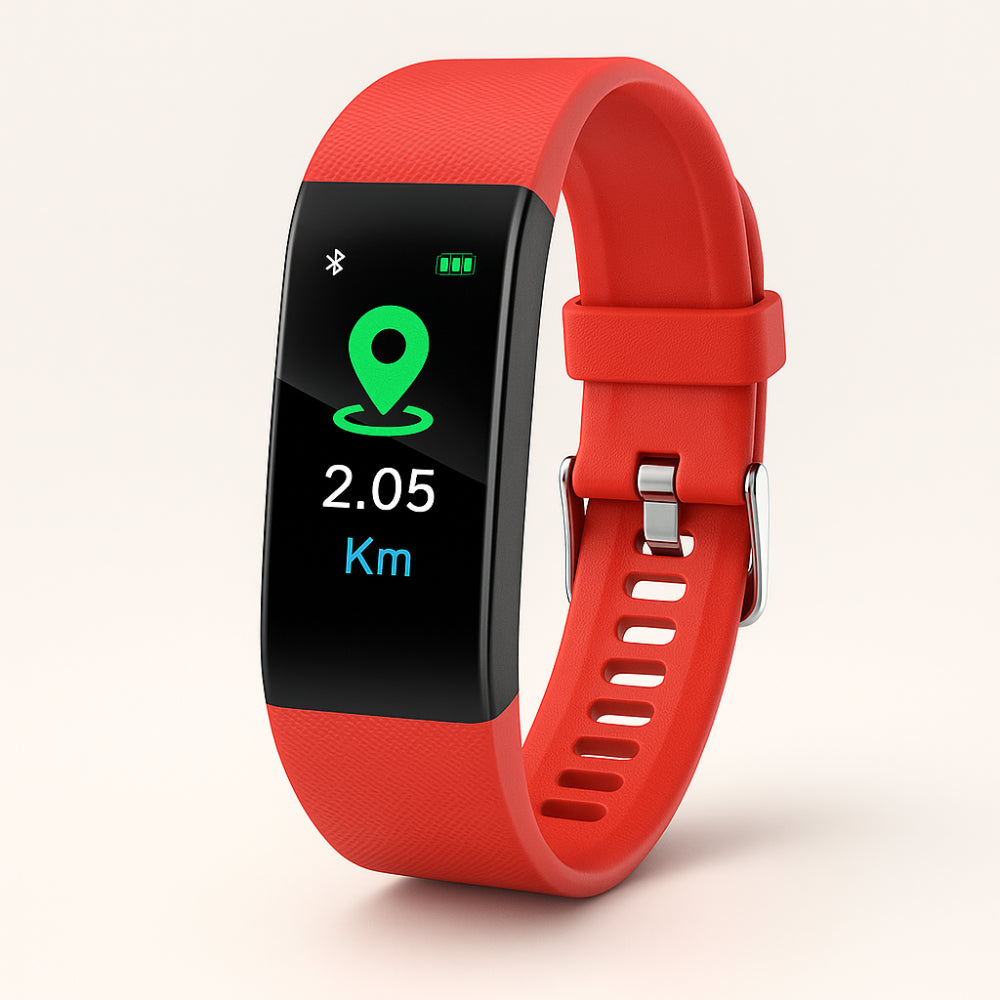 Fitness Tracker Senior Smartwatch LED Display Heart Rate Monitor