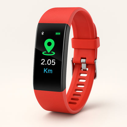 Fitness Tracker Senior Smartwatch LED Display Heart Rate Monitor