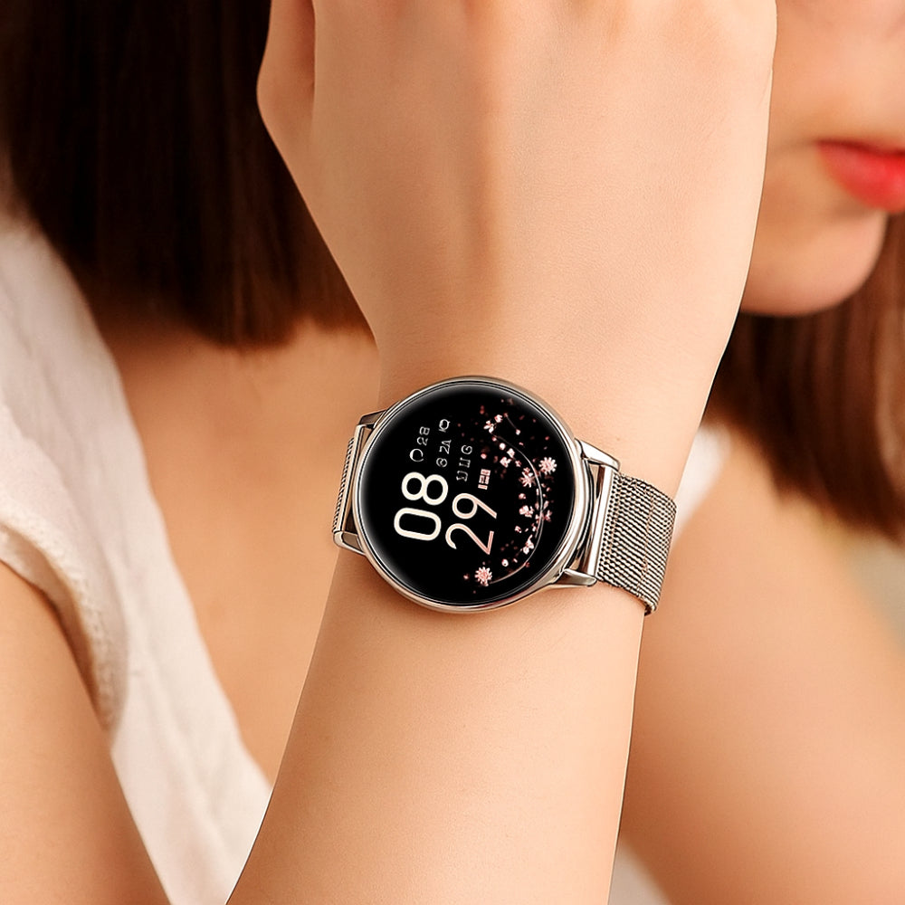 Smartwatch Fitness Tracker Women Modern Health Monitoring Watch