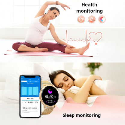 Smartwatch Fitness Tracker Women Modern Health Monitoring Watch