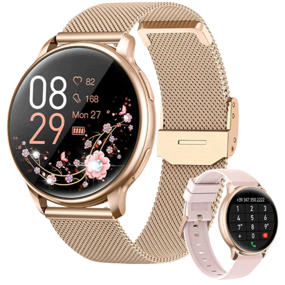 Smartwatch Fitness Tracker Women Modern Health Monitoring Watch