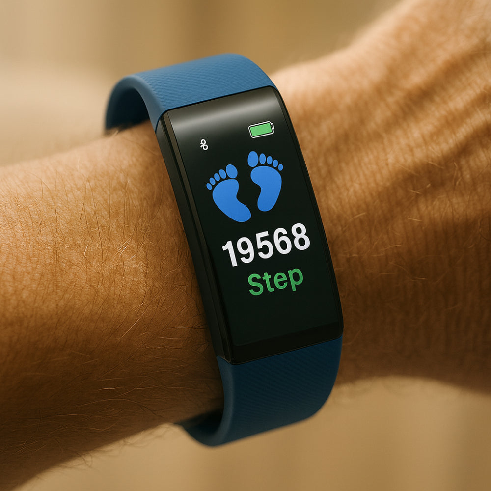 Fitness Tracker Senior Smartwatch LED Display Heart Rate Monitor