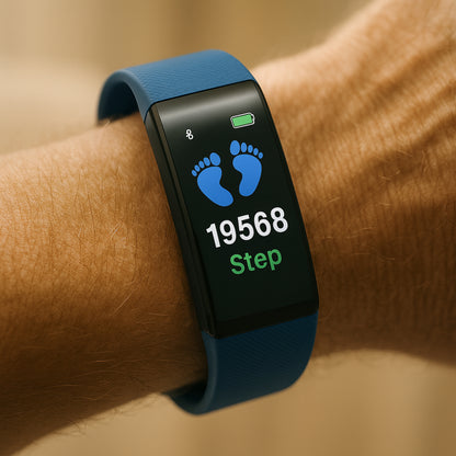 Fitness Tracker Senior Smartwatch LED Display Heart Rate Monitor