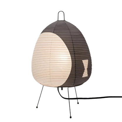 Table Lamp Japanese Paper Shade Warm Ambient Light