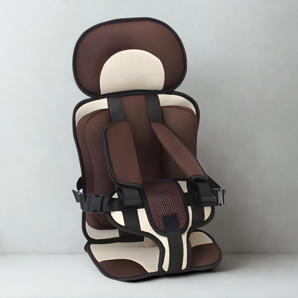 Child Car Seat Travel Booster with 5-Point Harness Safety Support