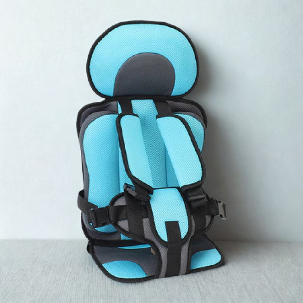 Child Car Seat Travel Booster with 5-Point Harness Safety Support