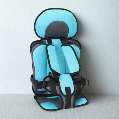 Child Car Seat Travel Booster with 5-Point Harness Safety Support