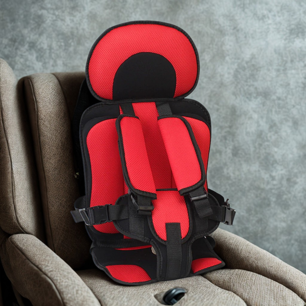 Child Car Seat Travel Booster with 5-Point Harness Safety Support