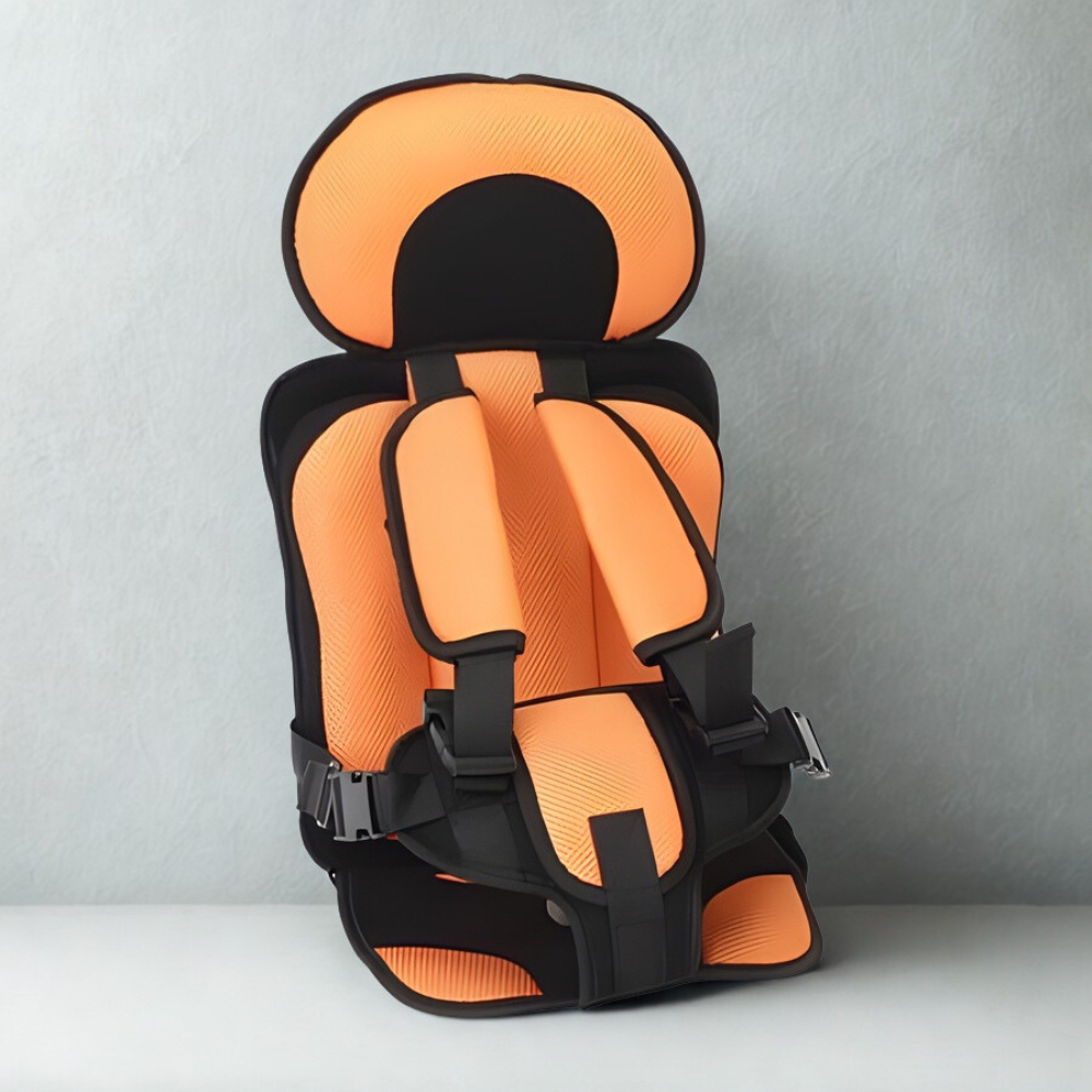 Child Car Seat Travel Booster with 5-Point Harness Safety Support