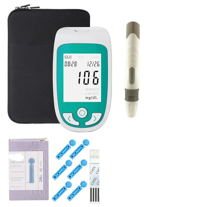 Blood Glucose Monitor Portable Home Cholesterol Testing Device