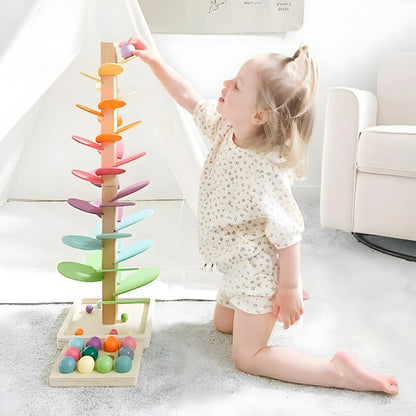 Marble Run Wooden Montessori Educational Kids Toy