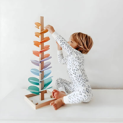 Marble Run Wooden Montessori Educational Kids Toy