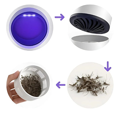 UV Mosquito Killer Lamp Indoor Outdoor Silent Insect Trap Light