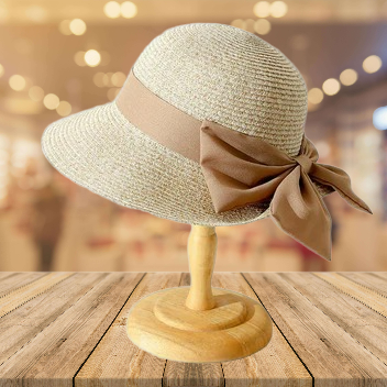 Wide Brim Straw Sun Hat for Women with Bow Lightweight Summer Hat