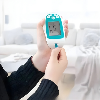 Blood Glucose Monitor Portable Home Cholesterol Testing Device